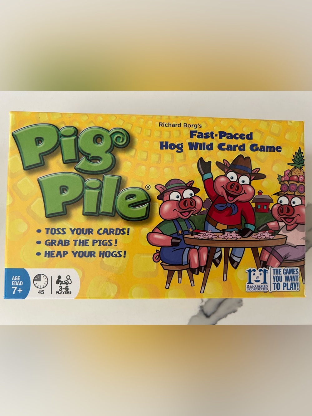 Pig Pile Card Game - Yellow Box by Richard Borg